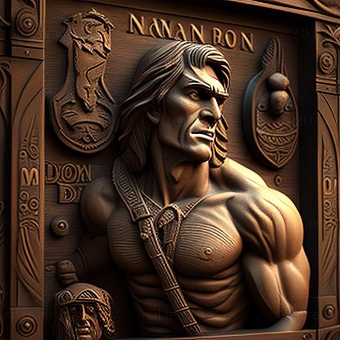 3D модель Игра Age of Conan Hyborian Adventures (STL)